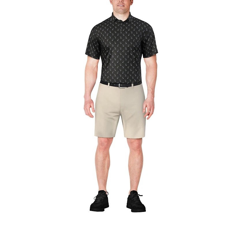 Ben Hogan Men’s Golf Print Short Sleeve Golf Polo