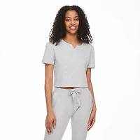 No Boundaries Women's Waffle Tee