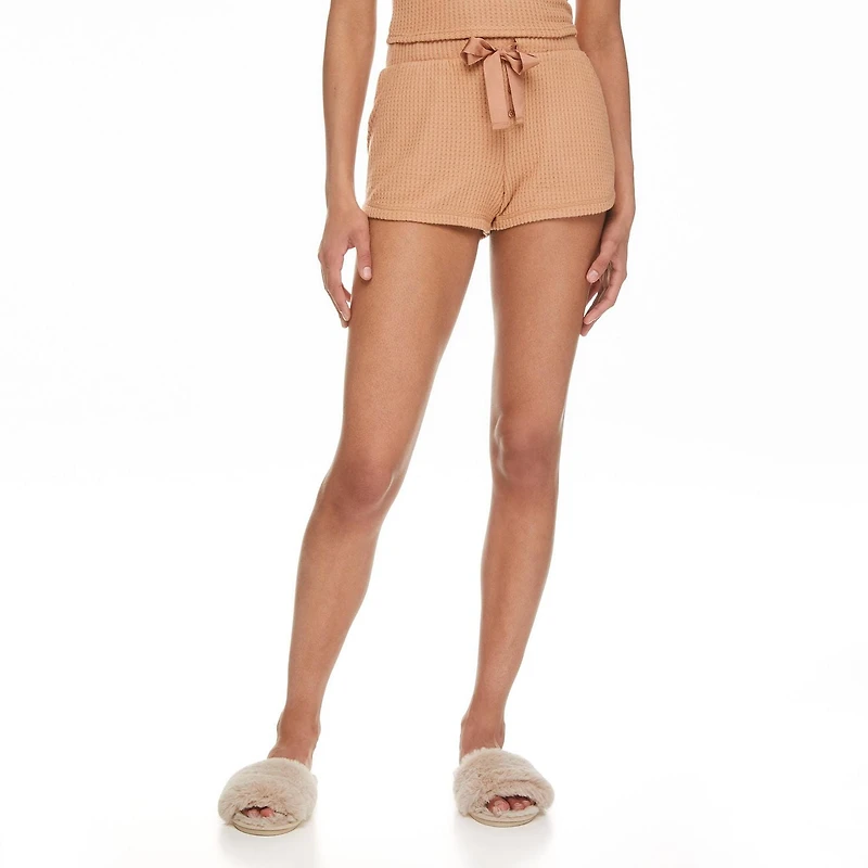Short en tricot gaufré No Boundaries pour femmes