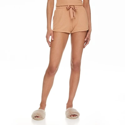 Short en tricot gaufré No Boundaries pour femmes