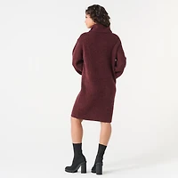 DV MOCK NECK SWEATER DRESS