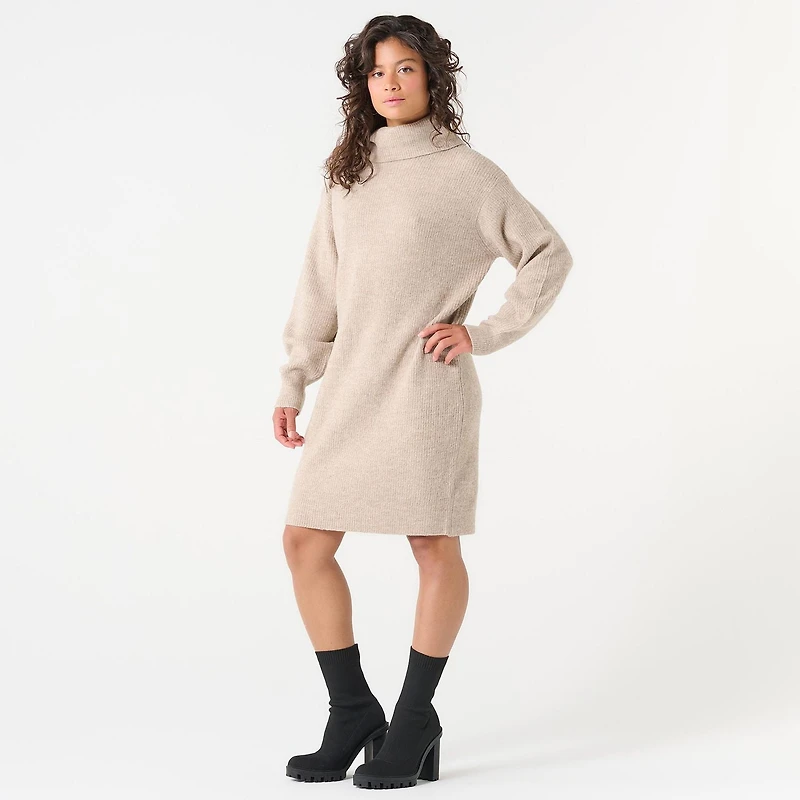 DV ROBE PULL À COL ROND