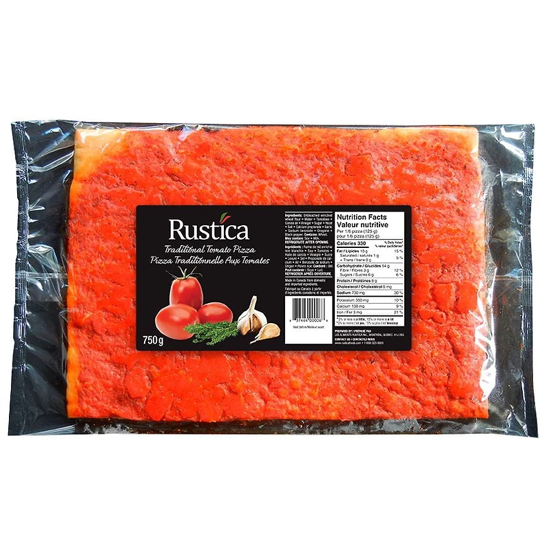 Rustica Traditional Italian Bakery Style Tomato Pizza 750g