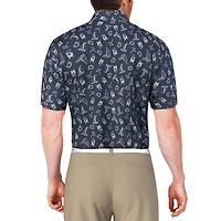 PGA TOUR Course Essentials Polo à imprimé conversationnel pour hommes