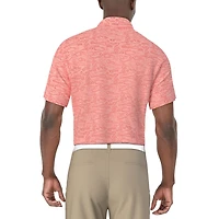 PGA TOUR Course Essentials Men's Linear Conversational Print Short Sleeve Polo Shirt
