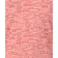 PGA TOUR Course Essentials Men's Linear Conversational Print Short Sleeve Polo Shirt