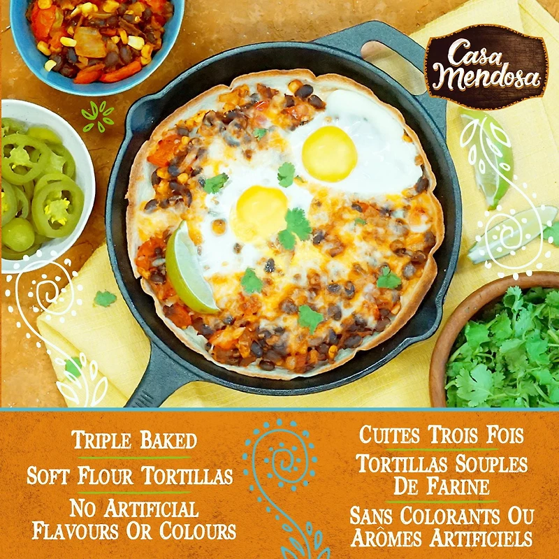 Casa Mendosa Original 10" grandes tortillas 10 ct, 640 g