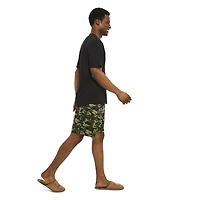 Pyjama 2 pièces avec haut henley et short George pour hommes