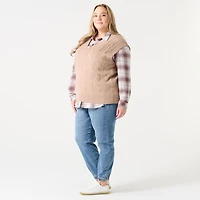 DV Gilet pull en tricot de câble