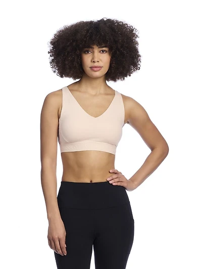Soutien-gorge sport imprimé Strong Reebok avec bonnets amovibles pour femmes Tailles XS-2XL