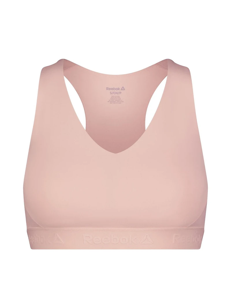 Soutien-gorge sport imprimé Strong Reebok avec bonnets amovibles pour femmes Tailles XS-2XL