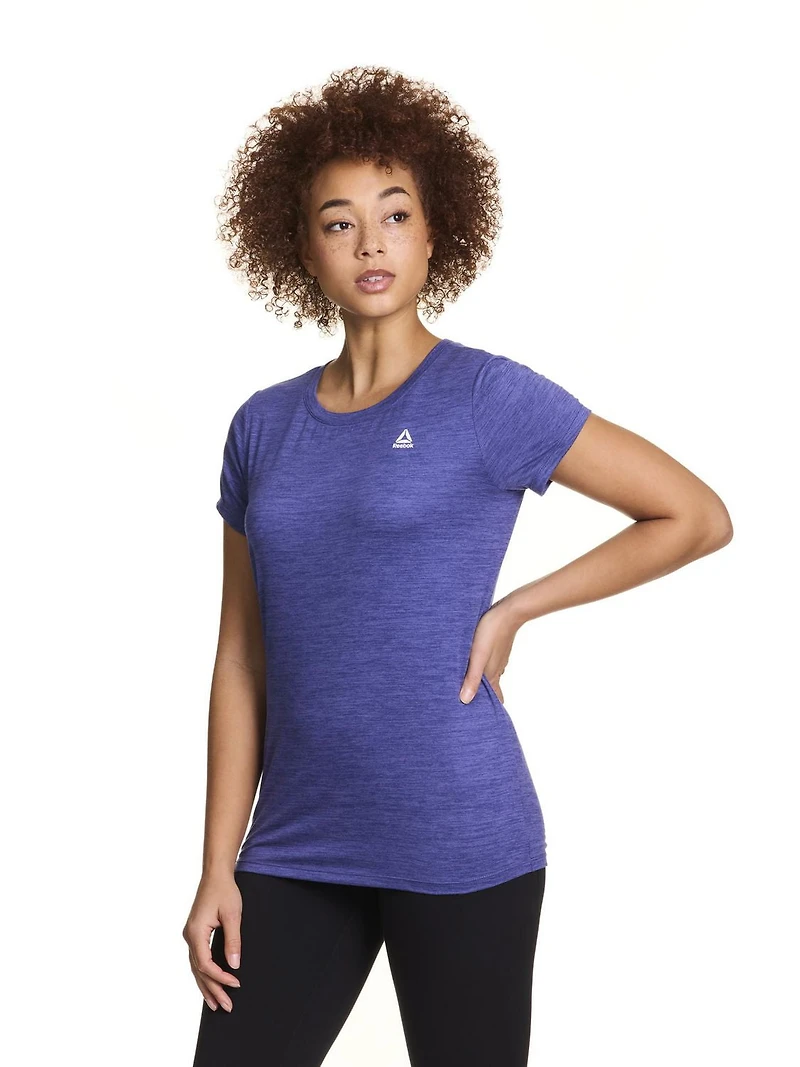 Reebok Legacy Performance T-shirt à manches courtes pour femmes Tailles XS-2XL