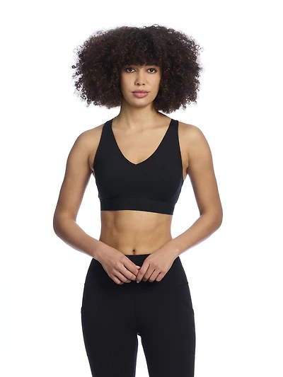 Soutien-gorge sport imprimé Strong Reebok avec bonnets amovibles pour femmes Tailles XS-2XL
