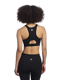 Soutien-gorge sport imprimé Strong Reebok avec bonnets amovibles pour femmes Tailles XS-2XL