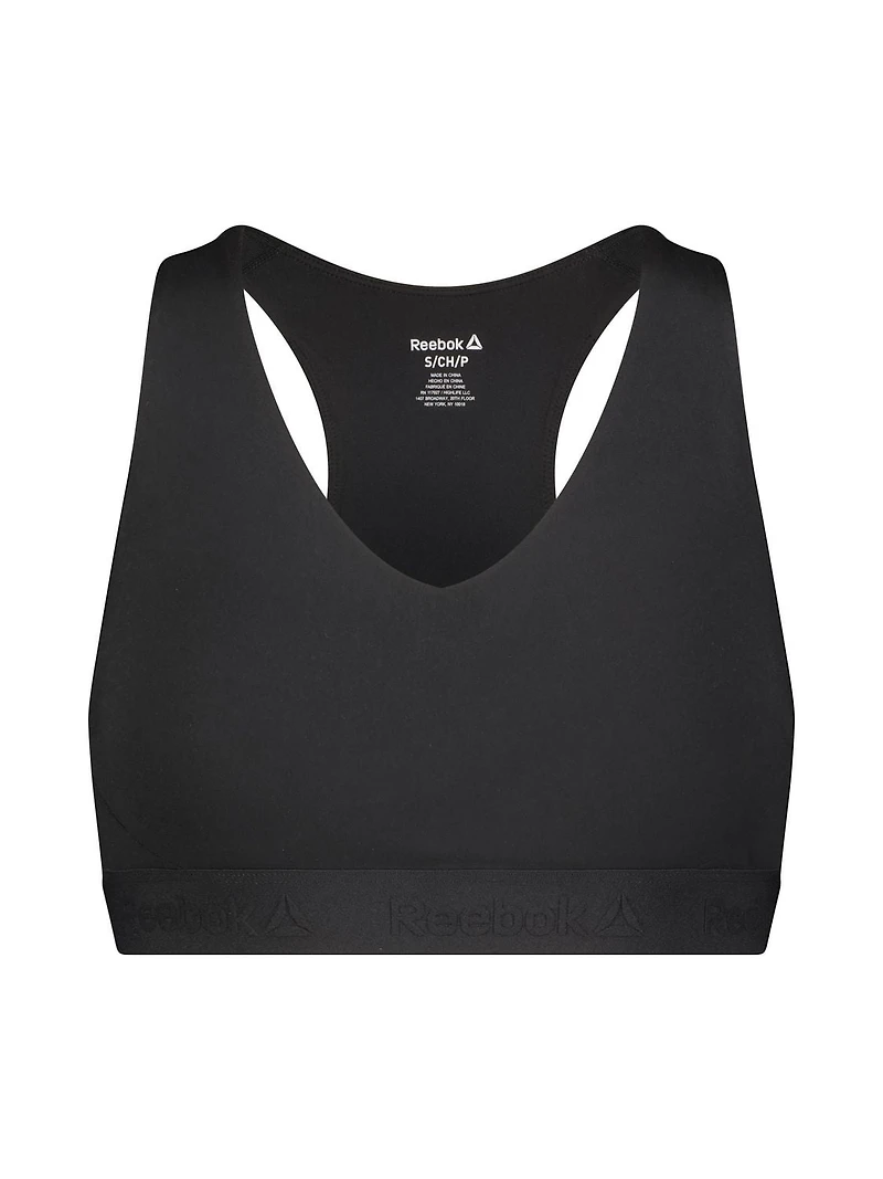 Soutien-gorge sport imprimé Strong Reebok avec bonnets amovibles pour femmes Tailles XS-2XL