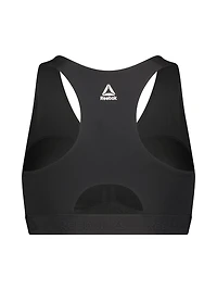 Soutien-gorge sport imprimé Strong Reebok avec bonnets amovibles pour femmes Tailles XS-2XL