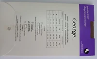 George Women's Glossy Sheer Pantyhose, Sizes A-C