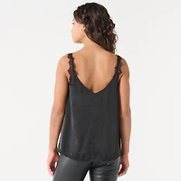 DV SATIN LACE CAMI