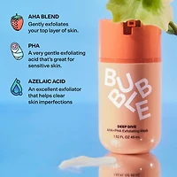 Bubble Skincare Deep Dive Masque Exfoliant AHA + PHA Masque Exfoliant aux AHA et PHA