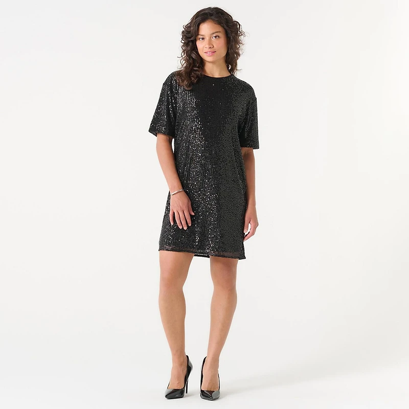 DV Robe t-shirt à paillettes