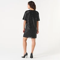 DV Robe t-shirt à paillettes