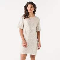 DV SEQUIN TSHIRT DRESS
