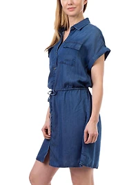 Jordache Robe cintrée à manches dolman pour femmes