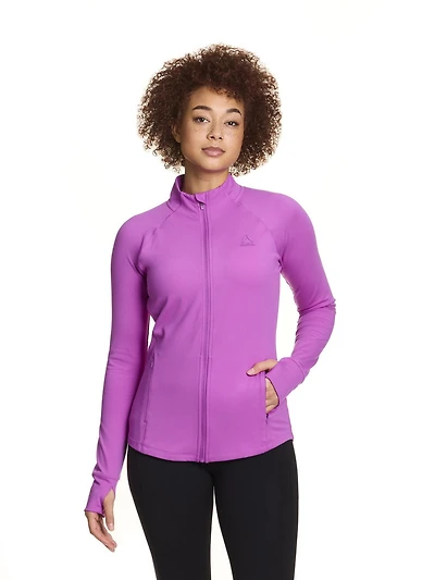 Reebok Women’s Reflex Performance Full-Zip Jacket With Pockets