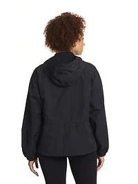 Reebok Veste tissée Reflex entièrement zippée pour femmes avec poches et taille réglable