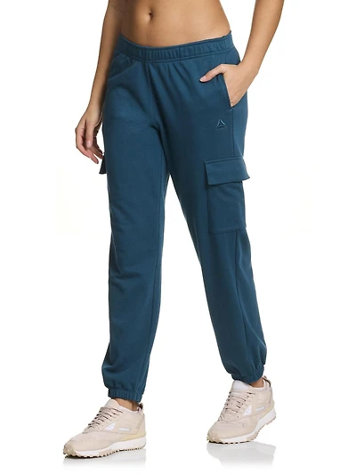 Reebok Women’s ‘Feels Good’ Cargo Jogger Utility Sweatpants