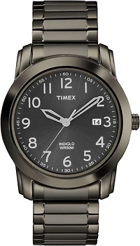 Montre Timex® Highland Street bracelet extensible en acier inoxydable