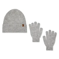 George Boys' Turn Cuff Toque and Gloves 2-Piece Set