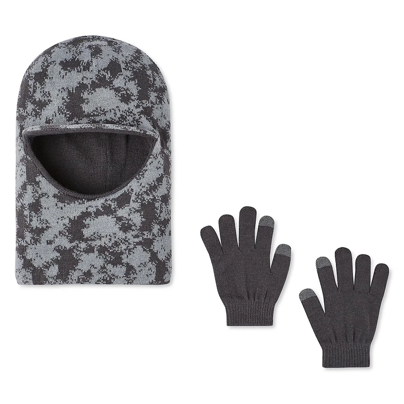 George Boys' Reversible Balaclava and Gloves 2-Piece Set