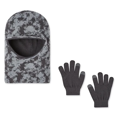 George Boys' Reversible Balaclava and Gloves 2-Piece Set