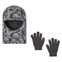George Boys' Reversible Balaclava and Gloves 2-Piece Set