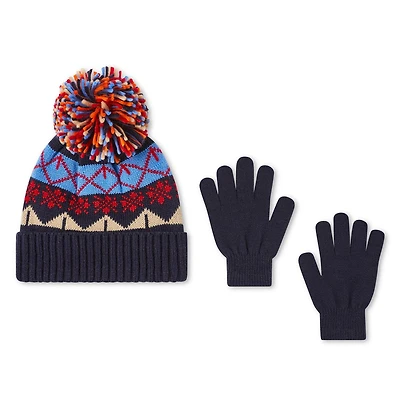 Ensemble 2 pièces tuque et gants George pour garçons