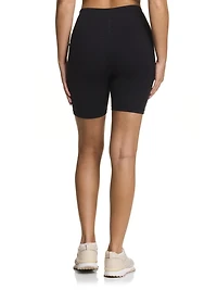Reebok Women’s ‘Reflex’ High-Rise 7” Inseam Biker Shorts with Pockets, Sizes XS-2XL