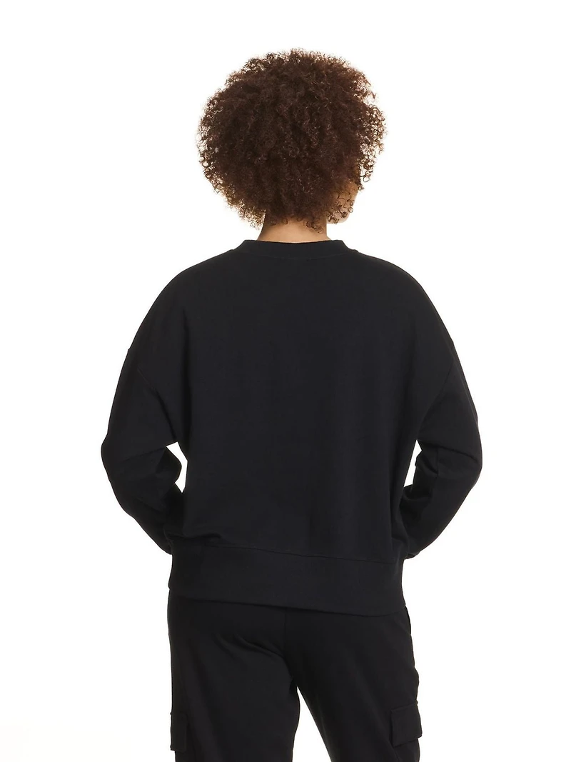 Reebok Feels Good Meet & Greet Crew French Terry Sweat-shirt pour femme