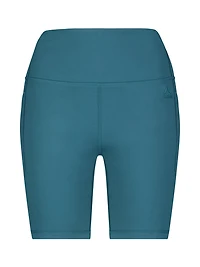 Reebok Women’s ‘Reflex’ High-Rise 7” Inseam Biker Shorts with Pockets, Sizes XS-2XL