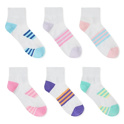 Lot de 6 paires de socquettes Athletic Works pour femmes