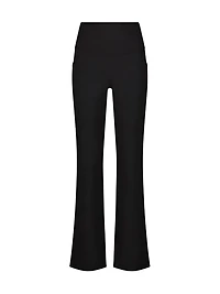 Reebok Pantalon actif quotidien taille haute pour femme avec poches, entrejambe de 31 po