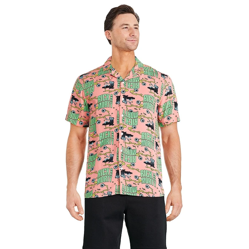 Rick and Morty Men's Resort Shirt