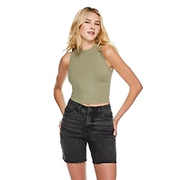 No Boundaries Women's Rib Tank Top