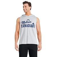 Débardeur de musculation à capuchon Molson Canadian pour hommes Tailles P-TG