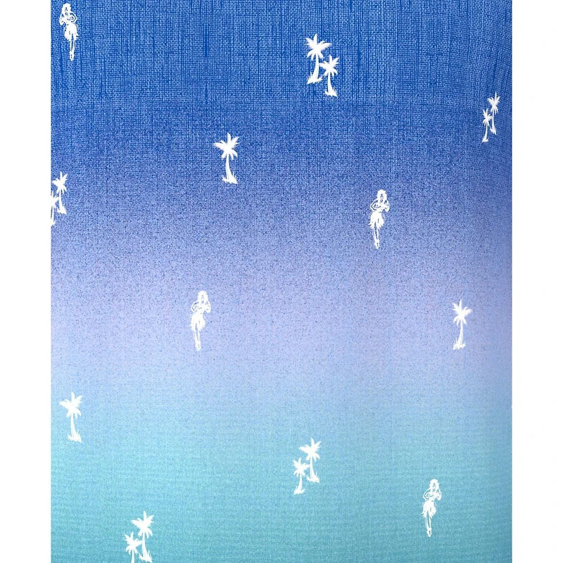 PGA TOUR Course Essentials Polo à manches courtes avec imprimé dégradé tropical pour hommes