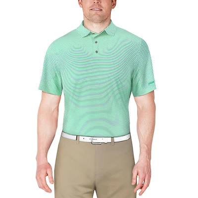 Polo à rayures fines Feeder PGA Tour Course Essentials pour hommes PGAT homme
