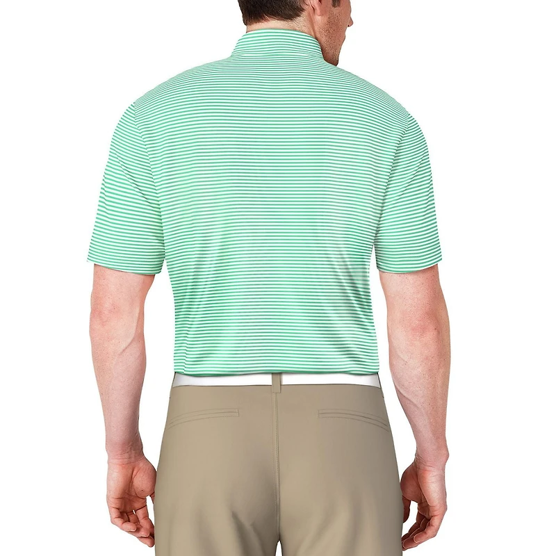 Polo à rayures fines Feeder PGA Tour Course Essentials pour hommes PGAT homme