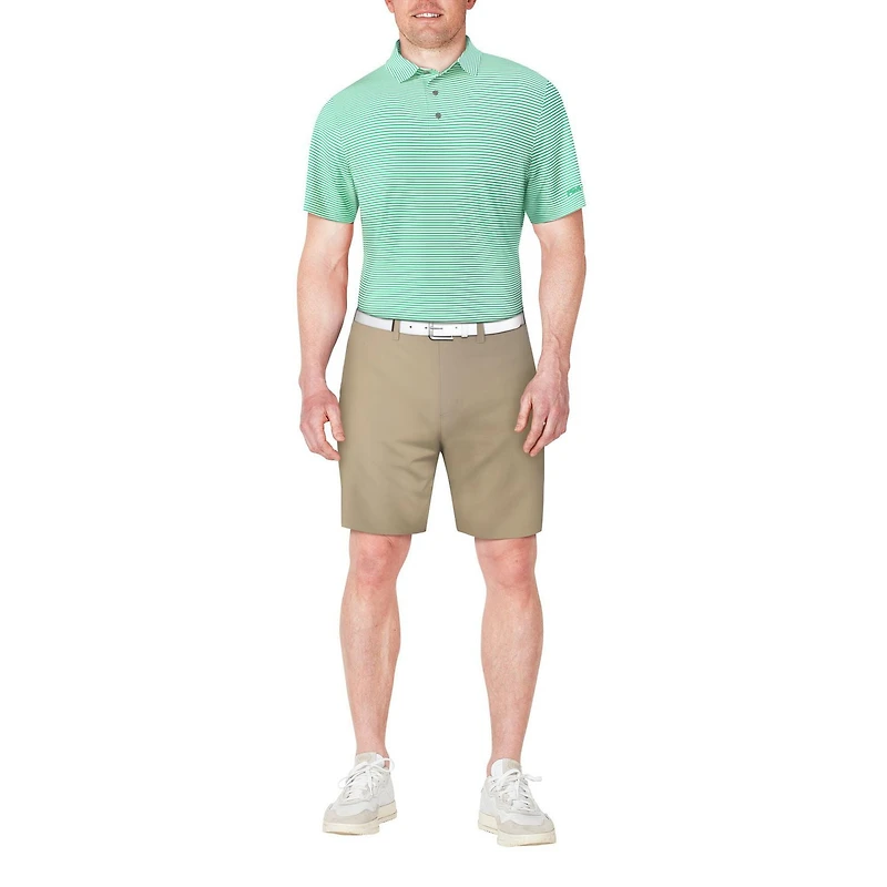 Polo à rayures fines Feeder PGA Tour Course Essentials pour hommes PGAT homme