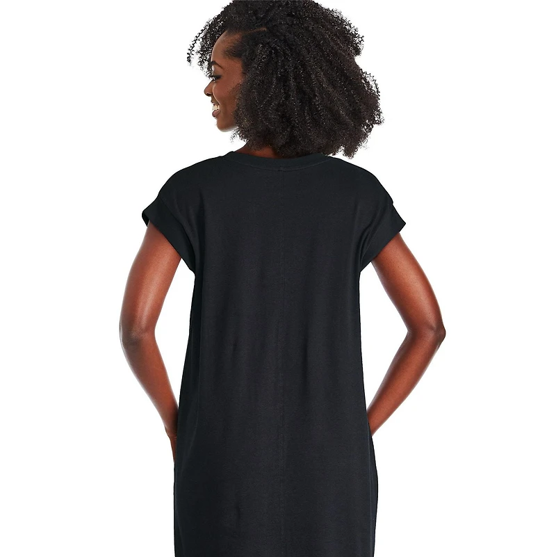 Robe t-shirt mi-longue George pour femmes