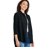 Chemise surdimensionnée à œillets George pour femmes Tailles TP–TTG